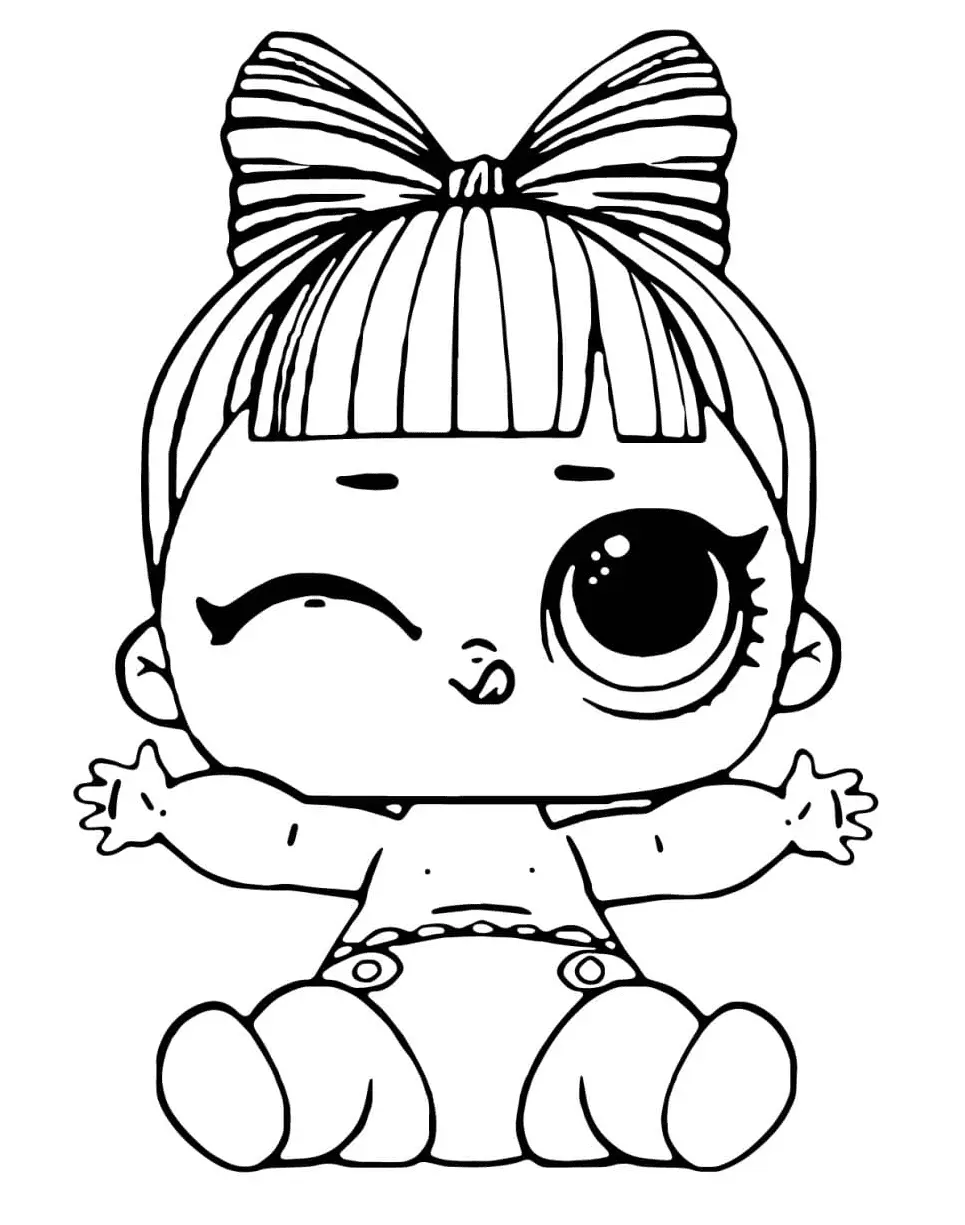 Desenhos de Lol Baby Para Colorir 12