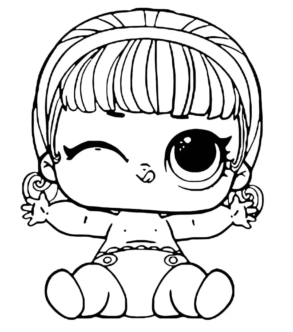Desenhos de Lol Baby Para Colorir 14