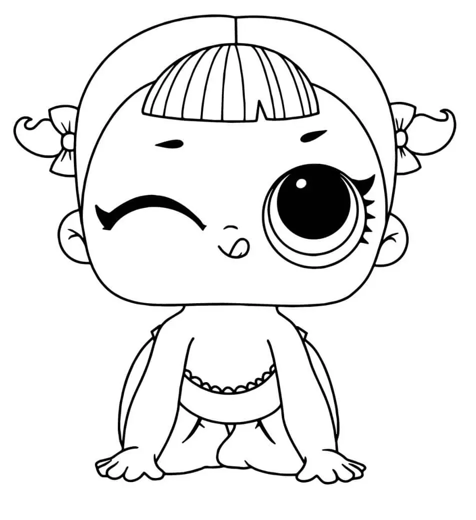 Desenhos de Lol Baby Para Colorir 24