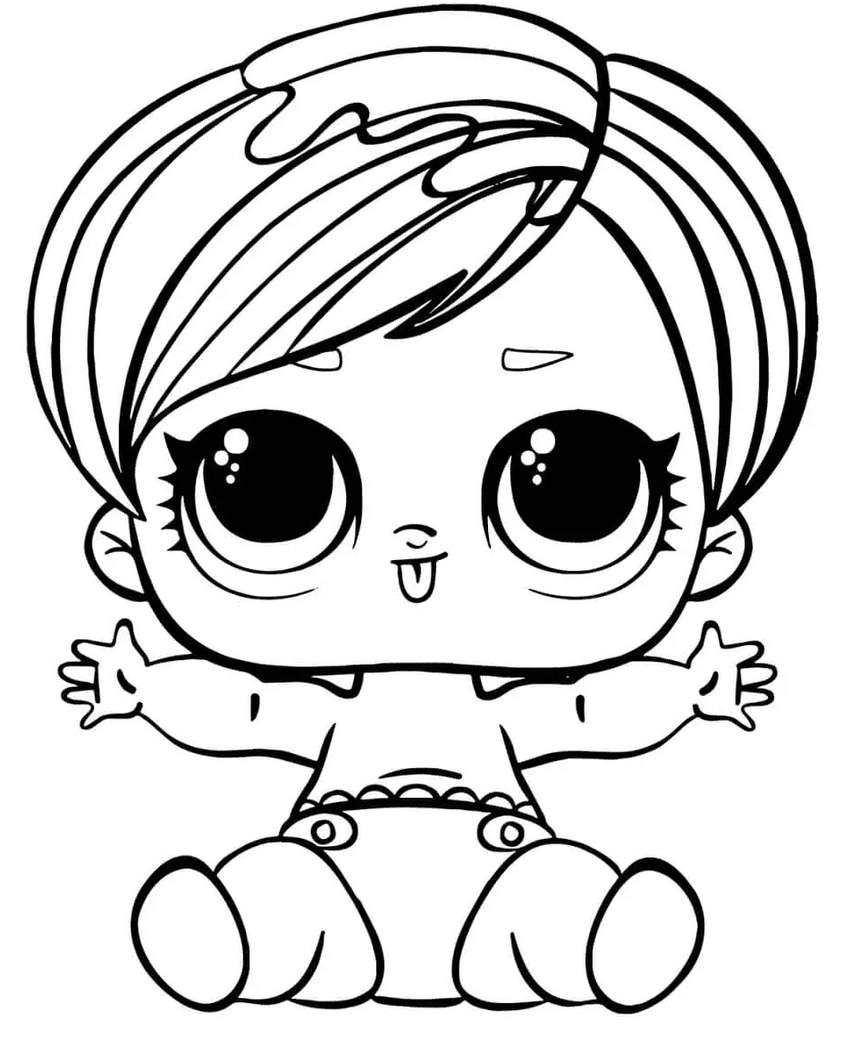 Desenhos de Lol Baby Para Colorir 27