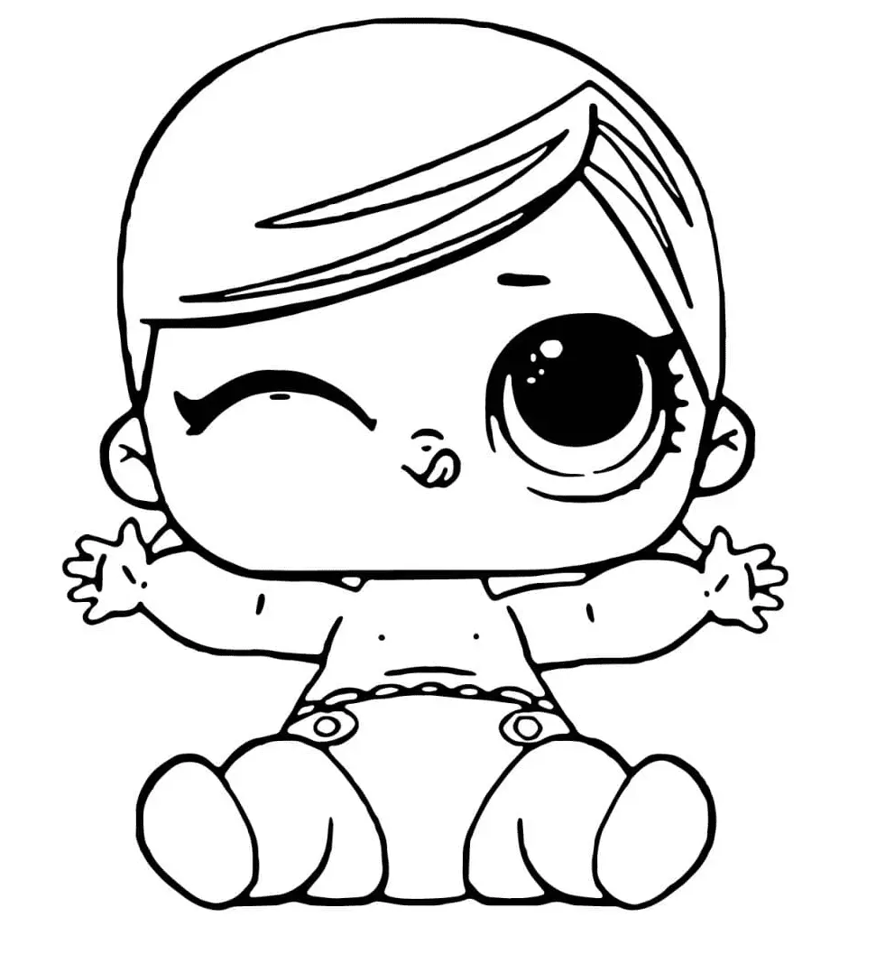 Desenhos de Lol Baby Para Colorir 6