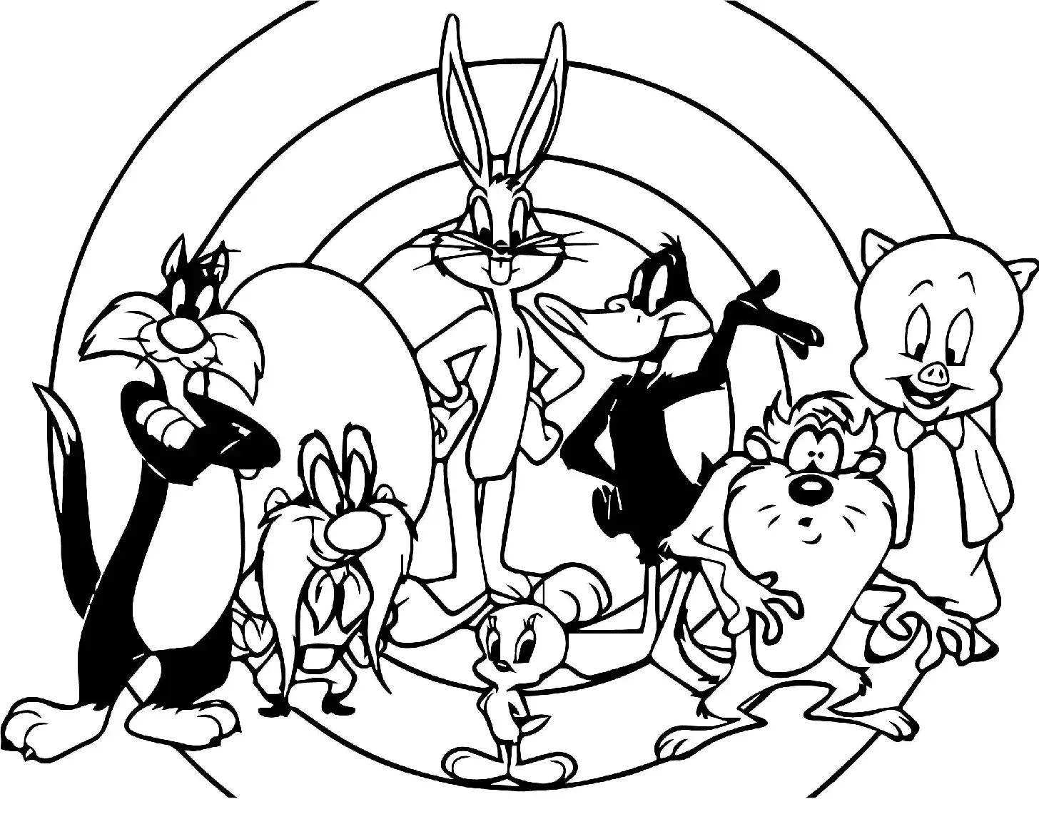 Looney Tunes Charaktere Ausmalbilder 5