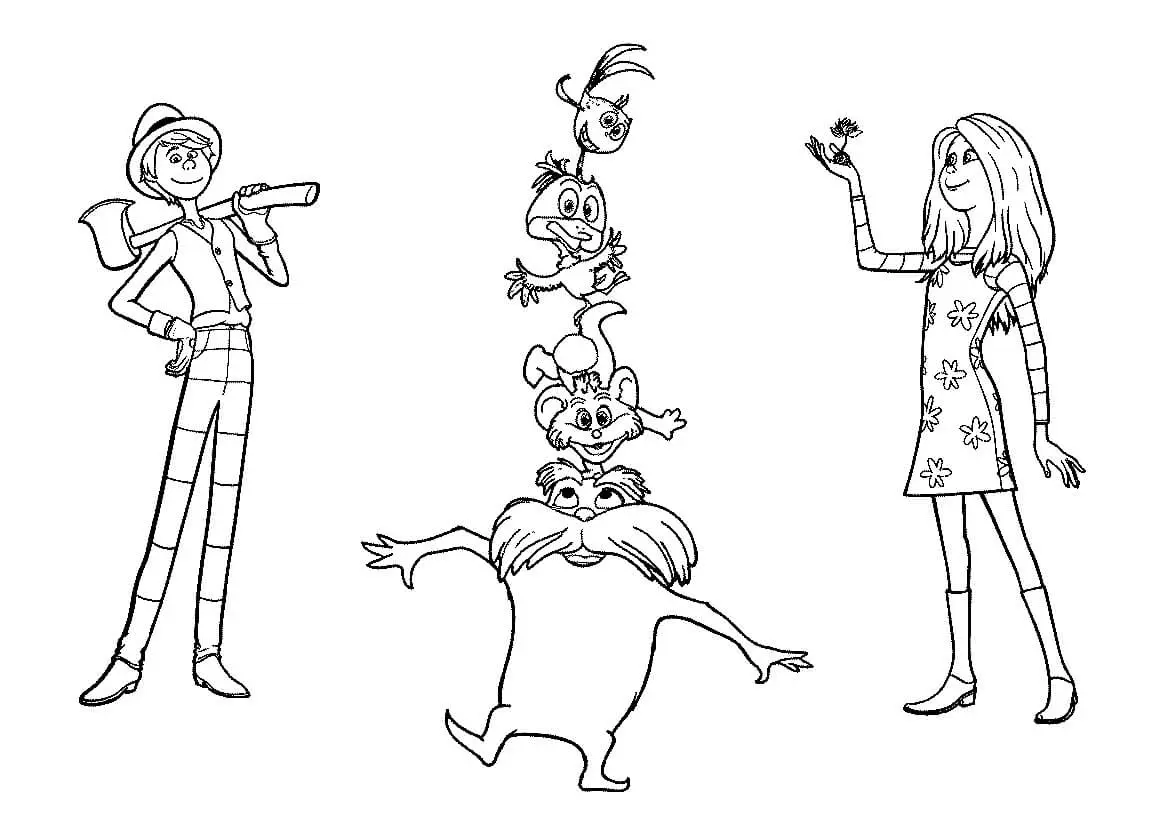 Lorax Coloring Pages 11