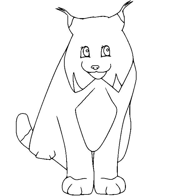 Luchs Ausmalbilder 25