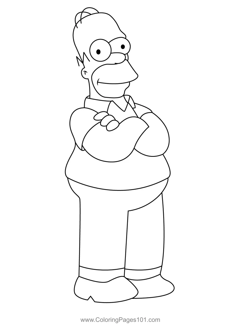 Maggie Simpson para Colorear 6