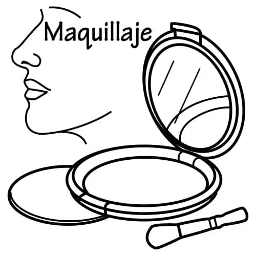 Maquiagem Para Colorir 47