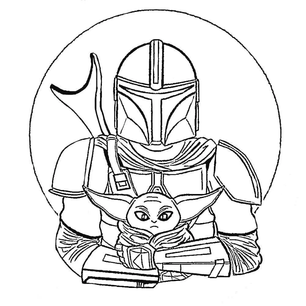 Mandalorian Ausmalbilder 27