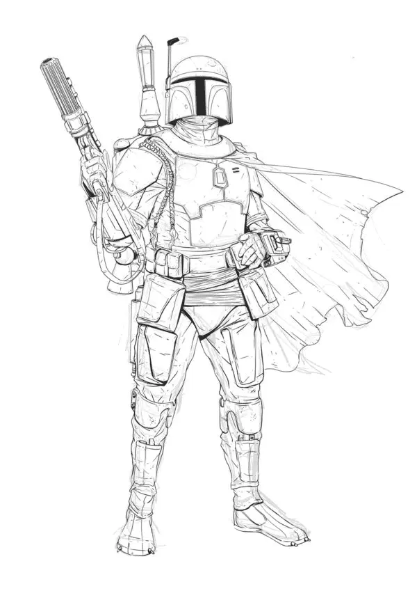 Mandalorian Ausmalbilder 29