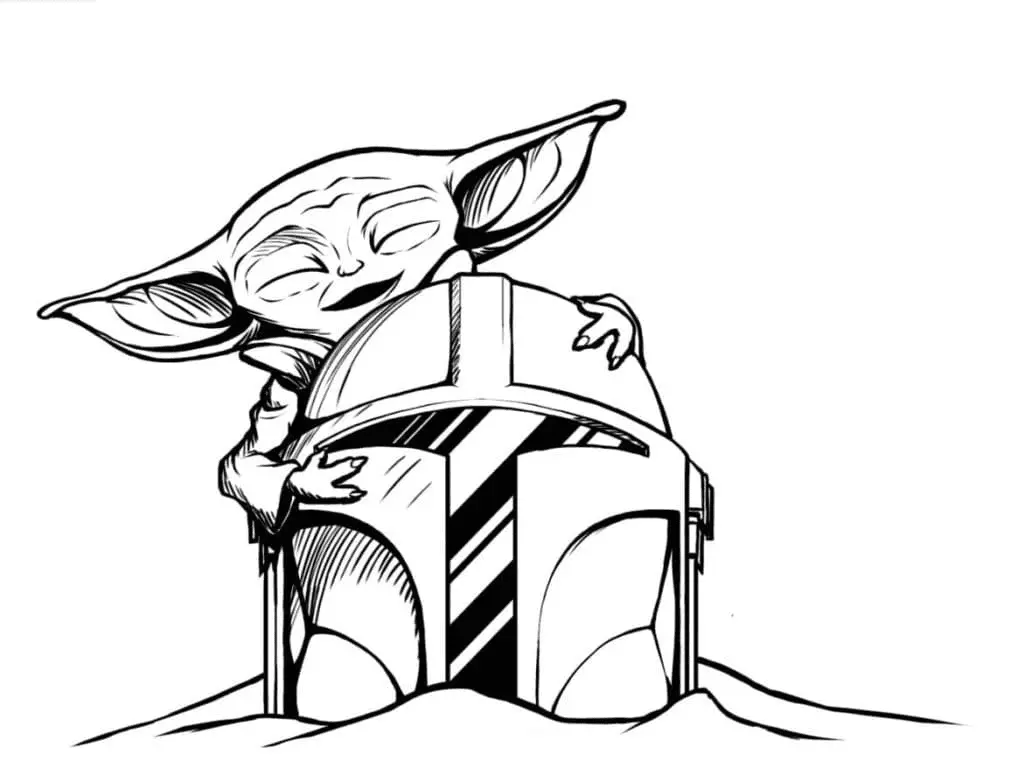 Desenhos de Mandalorian Para Colorir 9