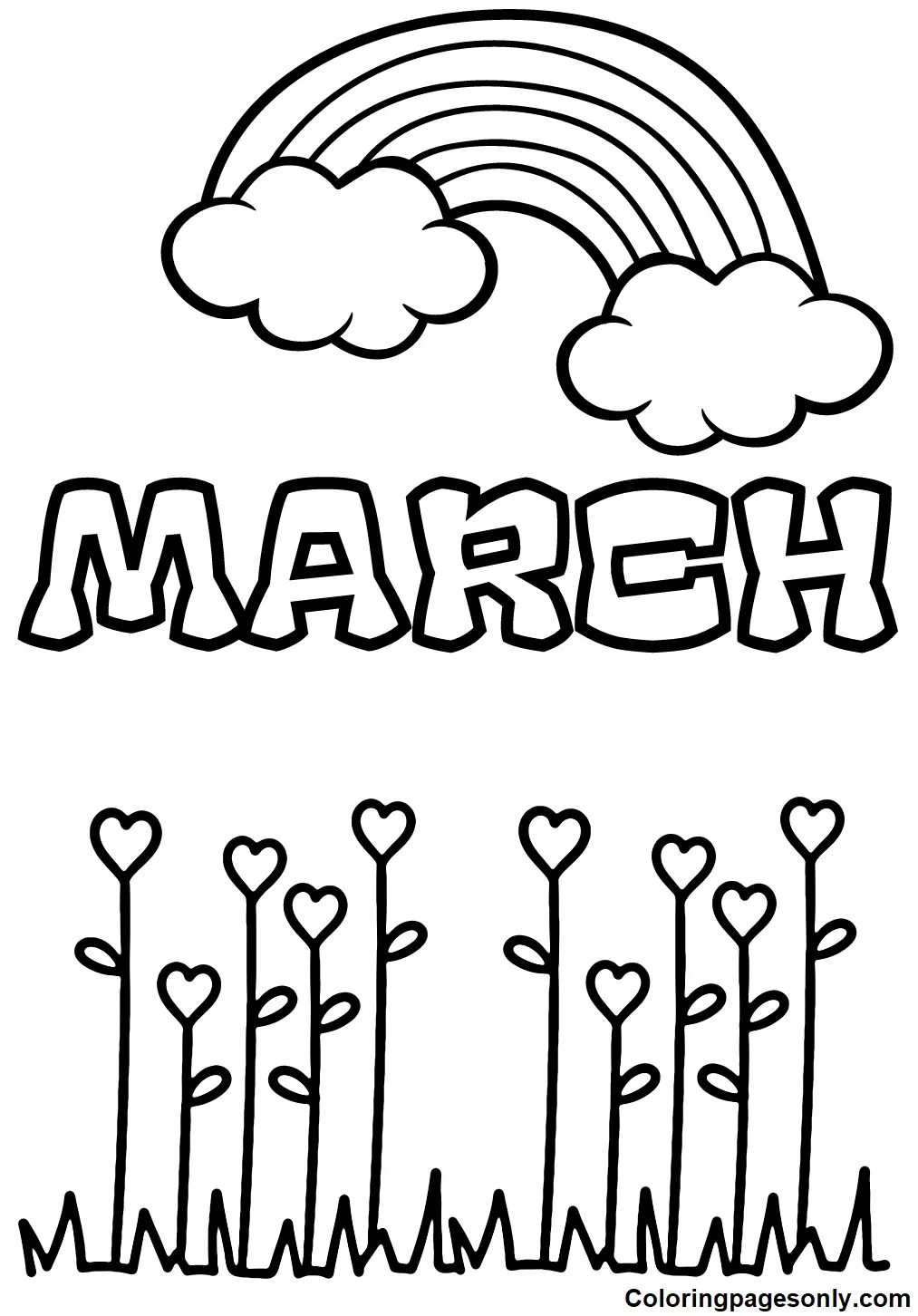 March Coloring Pages 14