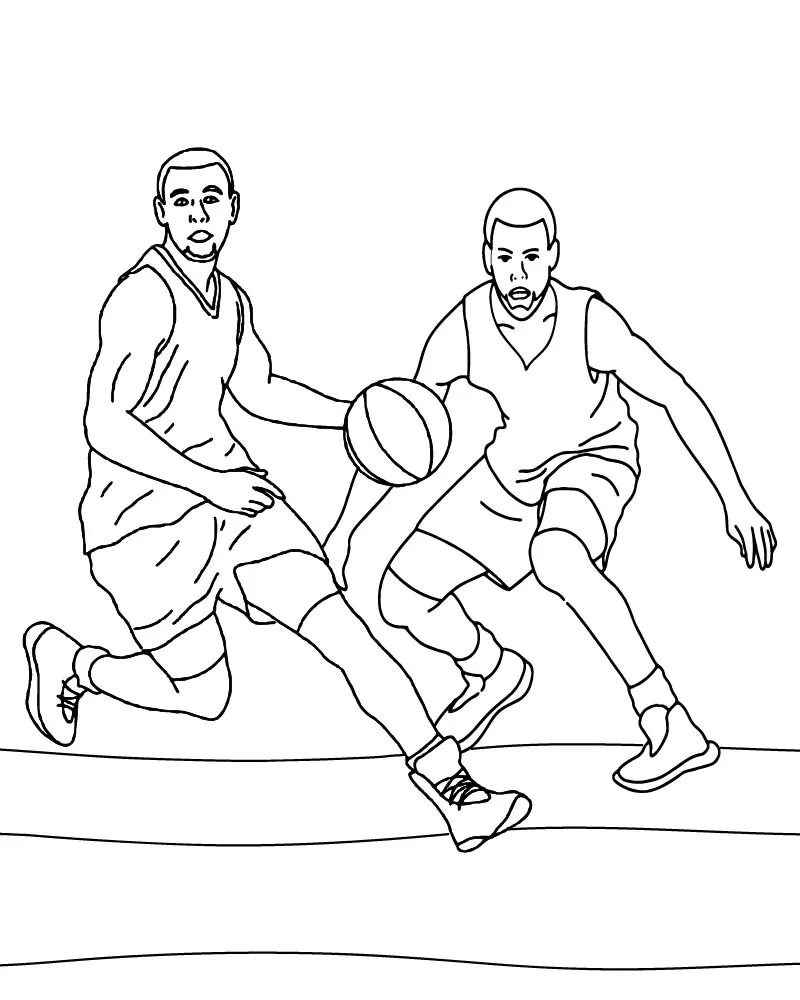 March Madness Coloring Pages 10