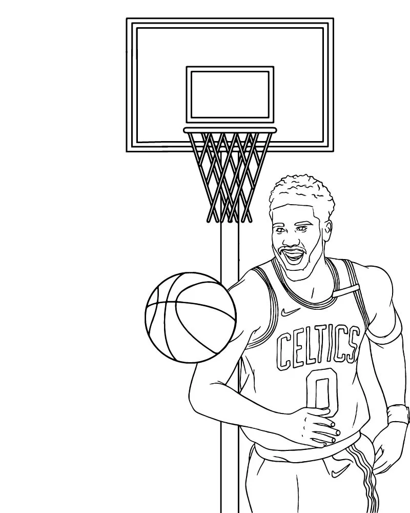 March Madness Coloring Pages 11