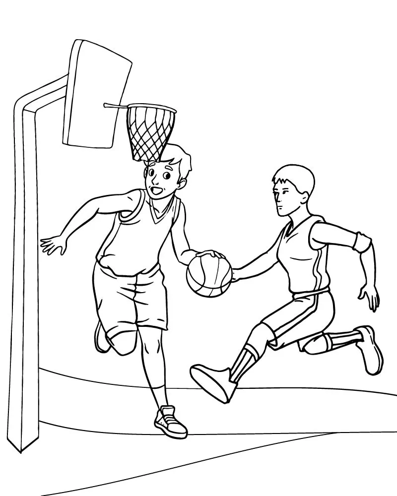 March Madness para Colorir 17