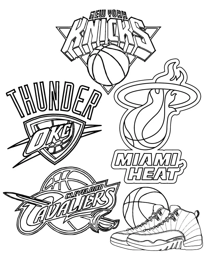 March Madness Coloring Pages 19
