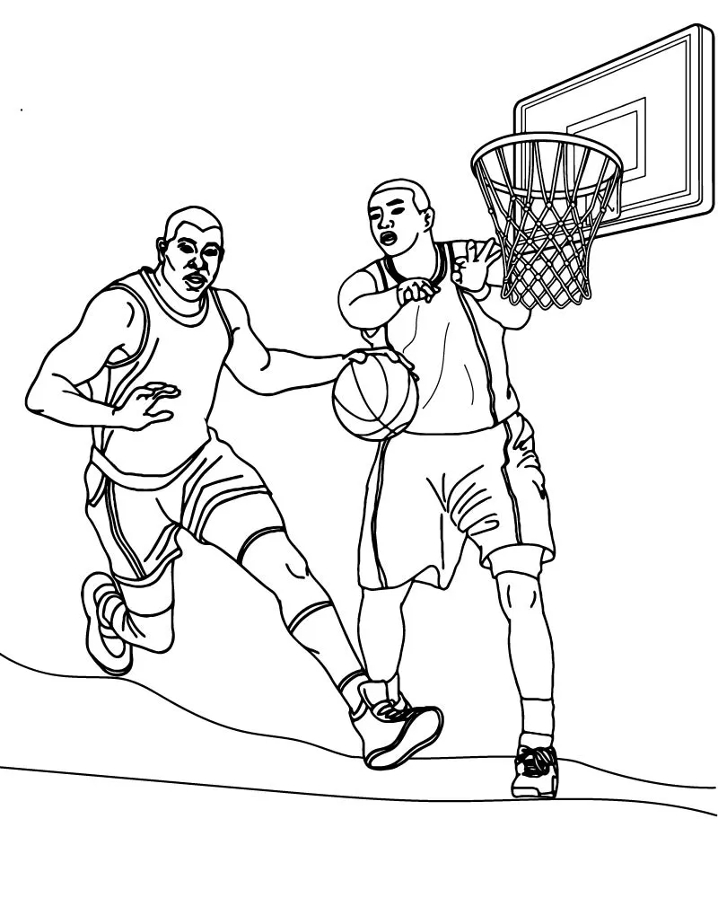 March Madness Coloring Pages 3
