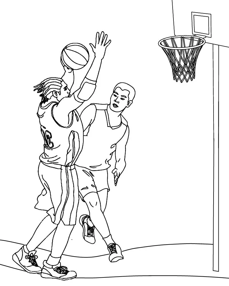 March Madness para Colorir 6