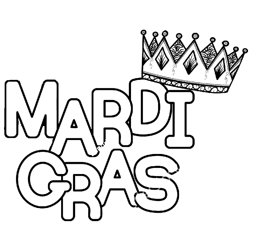 Mardi Gras Coloring Pages 42