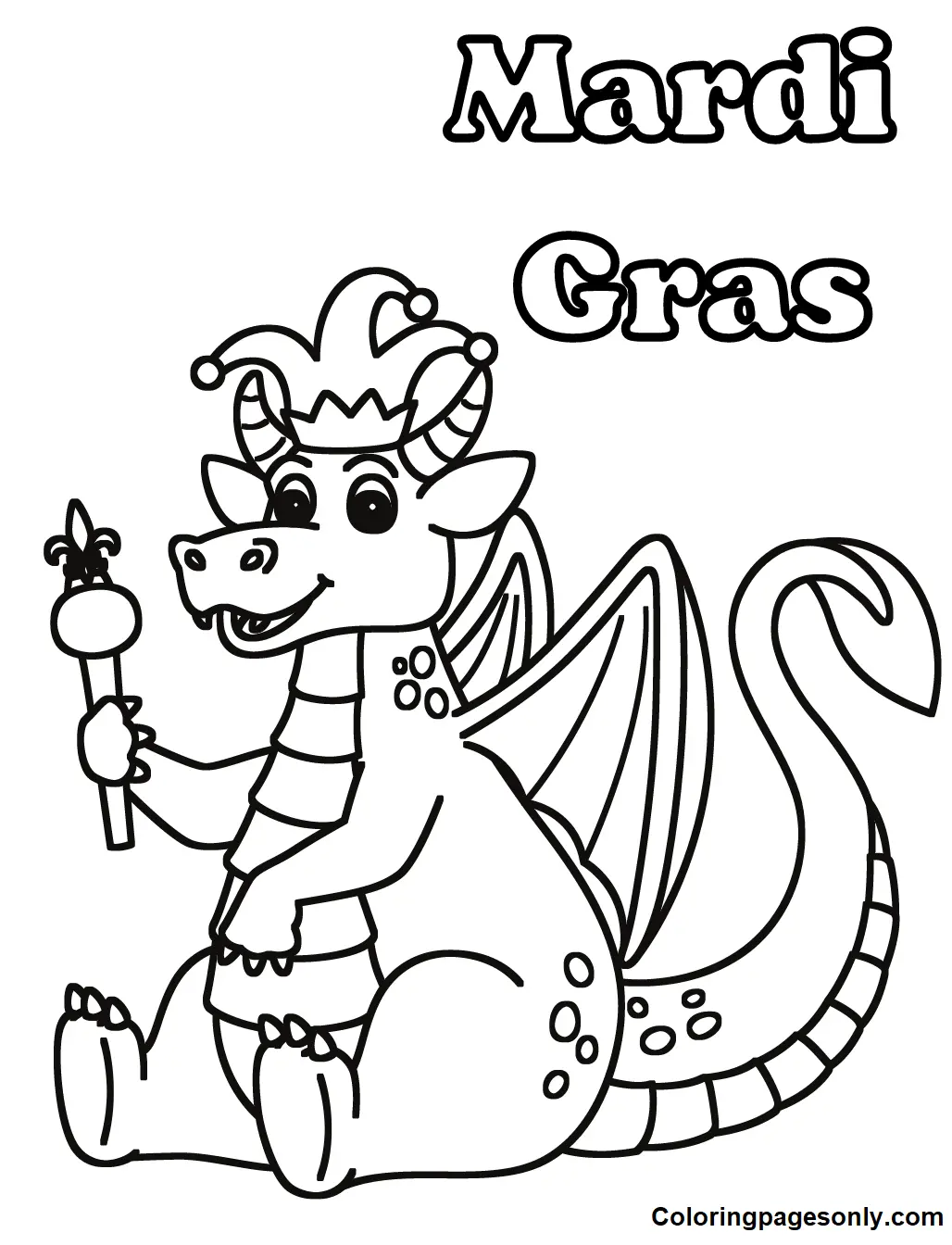 Mardi Gras Coloring Pages 63