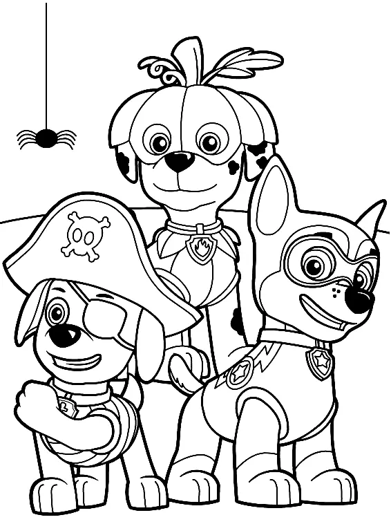 Marshall Paw Patrol Ausmalbilder 14