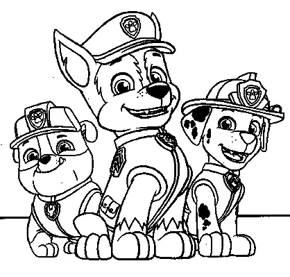 Marshall Patrulla Canina Para Colorear 18