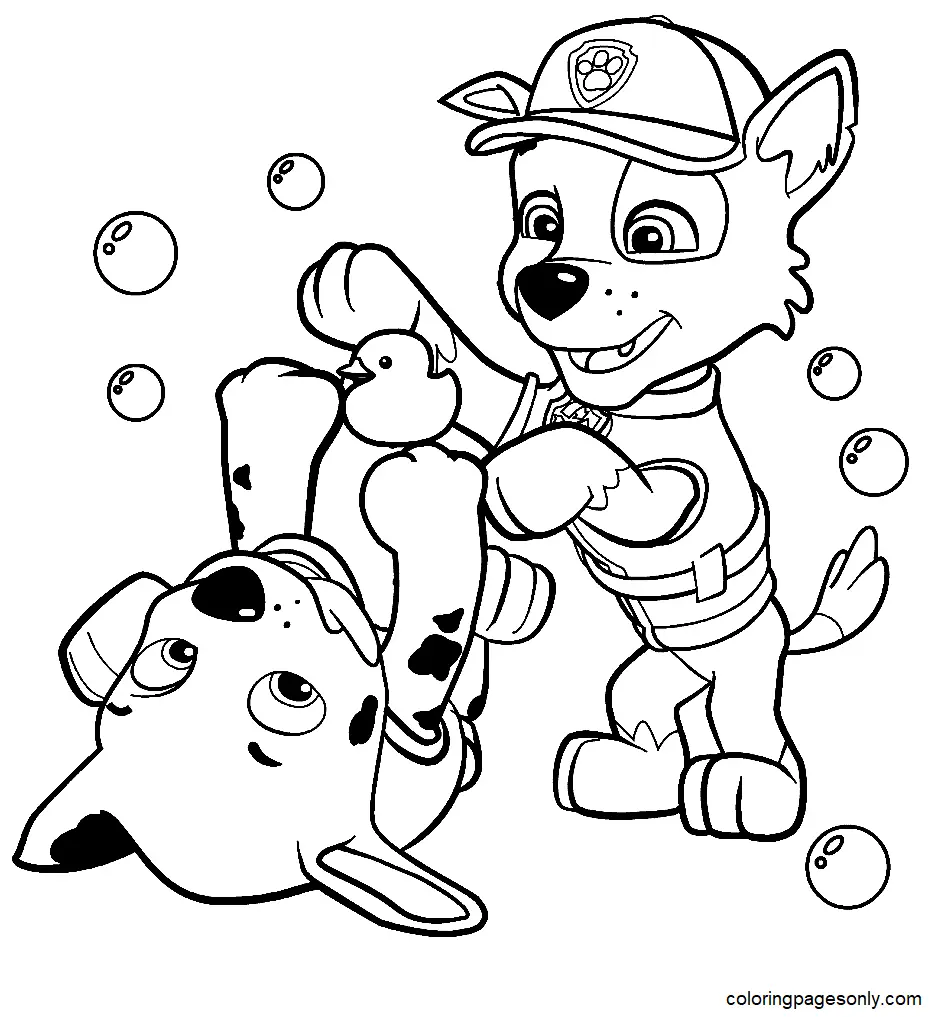Marshall Patrulla Canina Para Colorear 24