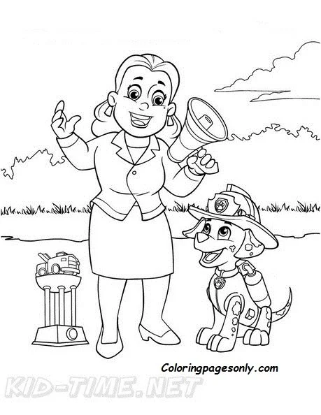 Marshall Patrulla Canina Para Colorear 31