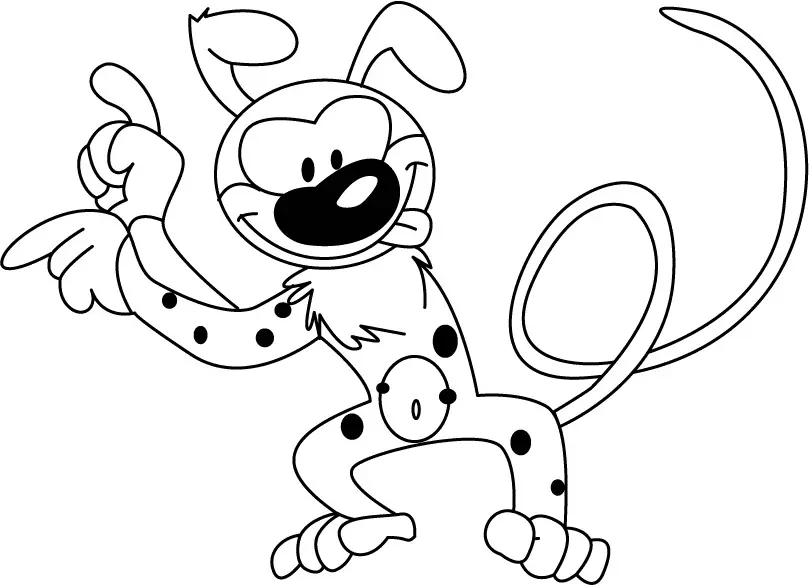 Marsupilami Ausmalbilder 9