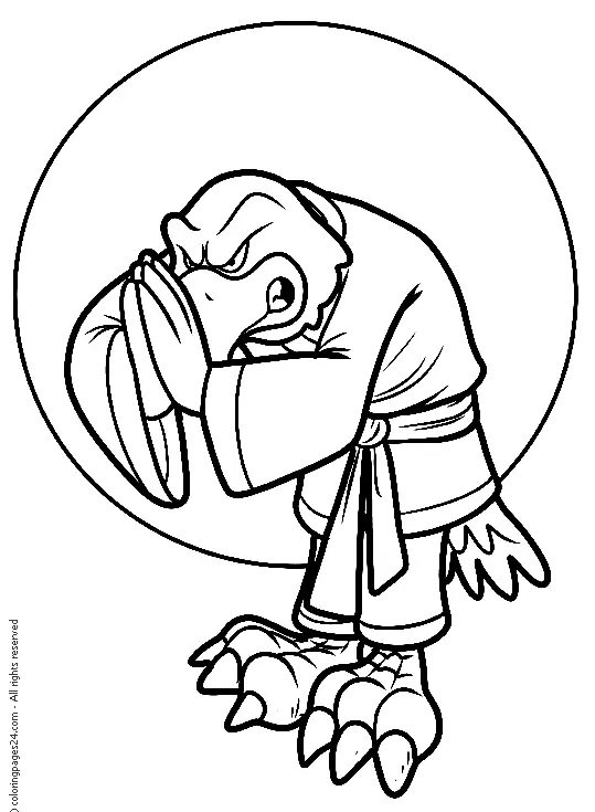 Desenhos de Artes Marciais Para Colorir 72