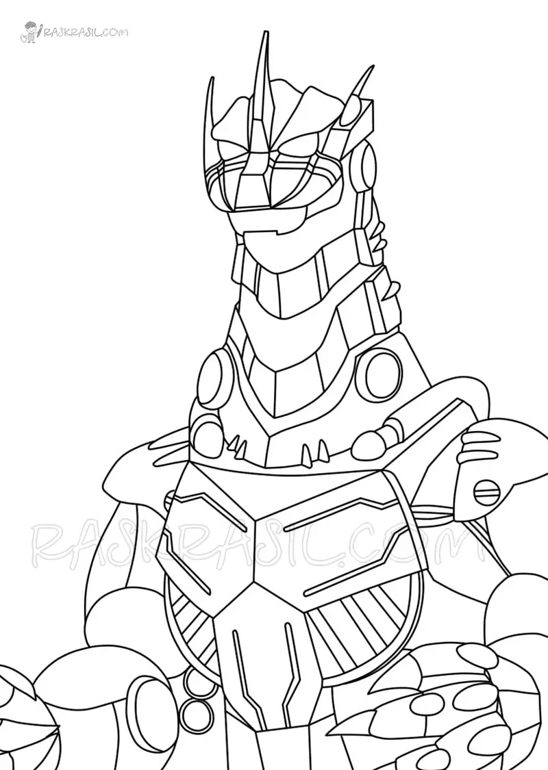 Mechagodzilla Ausmalbilder 12