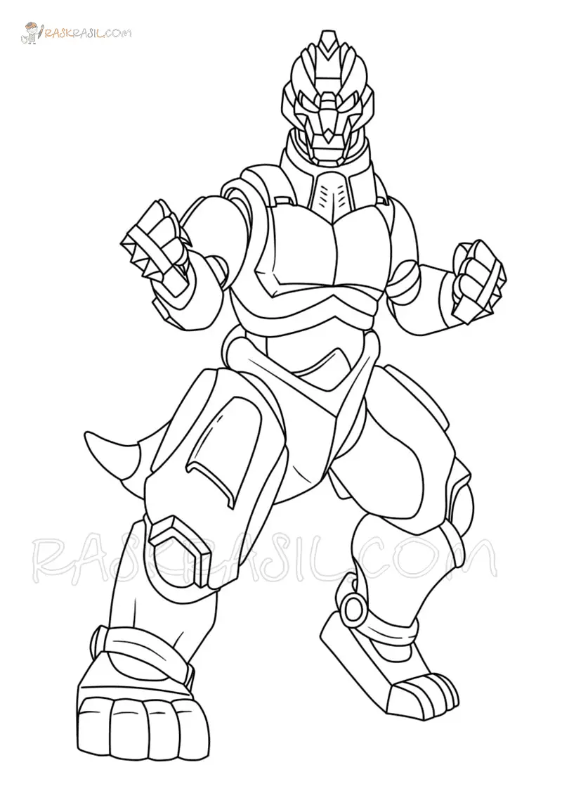 Desenhos de Mechagodzilla Para Colorir