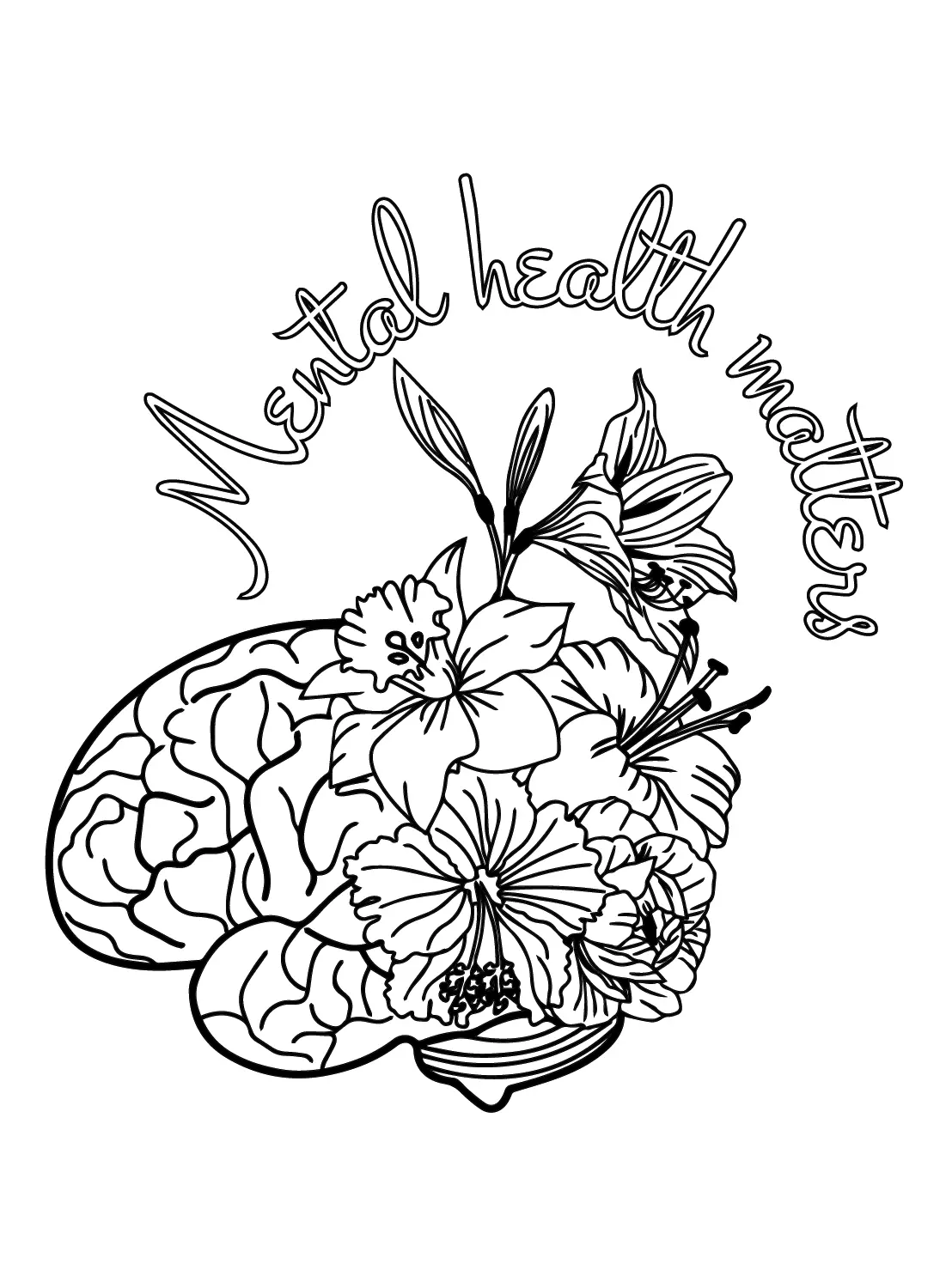 Mental Health Coloring Pages 11