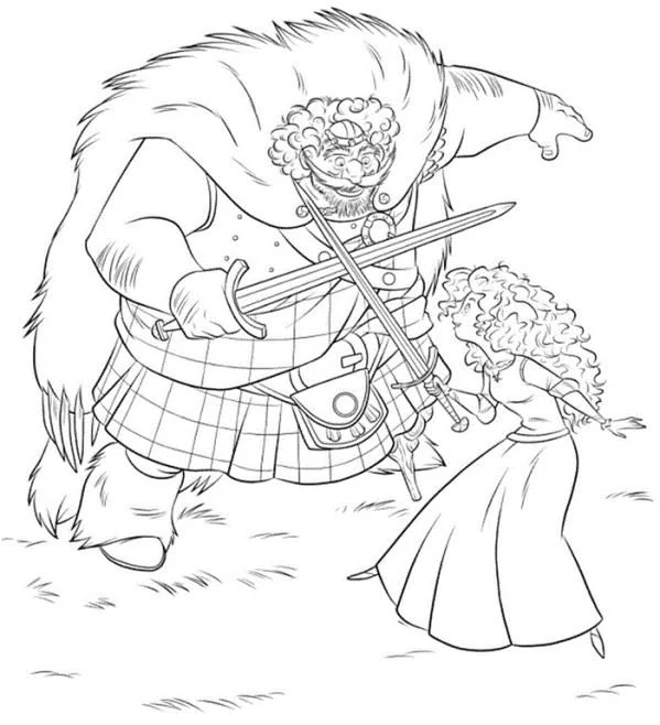 Merida Coloring Pages 25