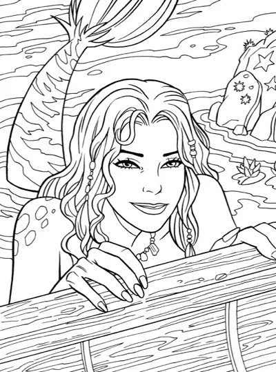 Sirenas Para Colorear 27