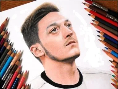 Desenhos de Mesut Ozil Para Colorir 4