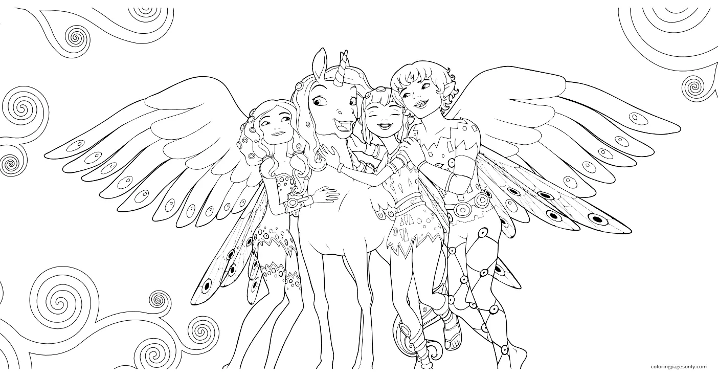 Mia and me Coloring Pages 10