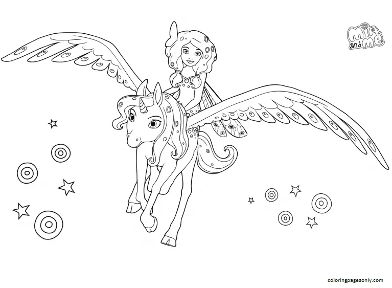 Mia and me Coloring Pages 8
