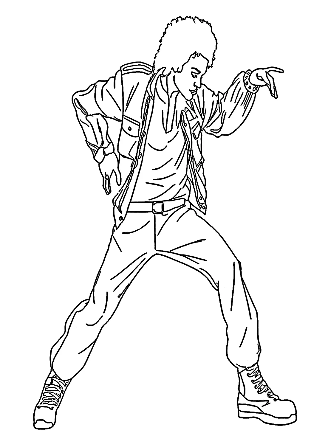 Desenhos de Michael Jackson Para Colorir