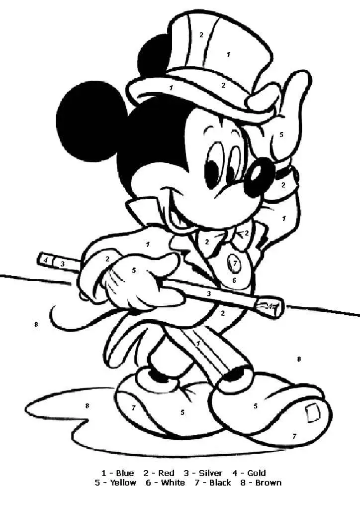 Mickey Mouse Coloring Pages 27