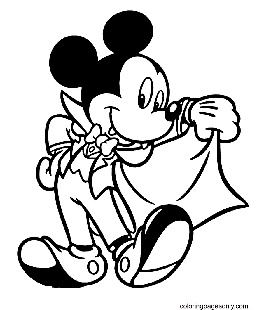 Mickey Mouse Coloring Pages 34