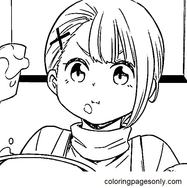 Mieruko-chan Ausmalbilder 25