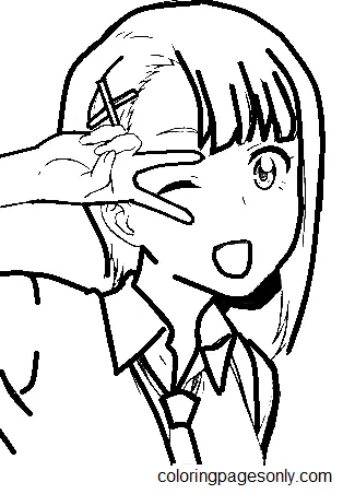 Mieruko-chan Ausmalbilder 30