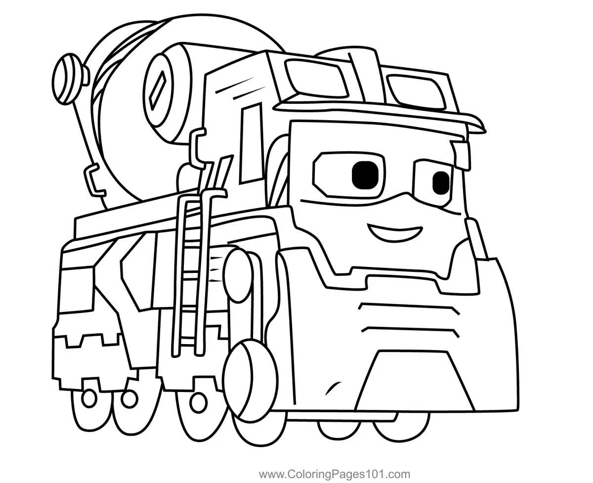 Mighty Express Ausmalbilder