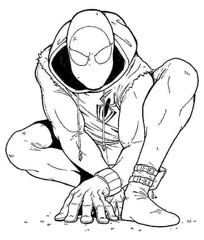 Miles Morales Ausmalbilder 13