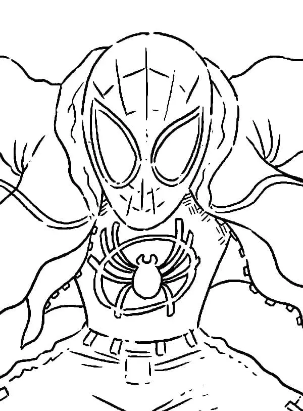 Miles Morales Ausmalbilder 25