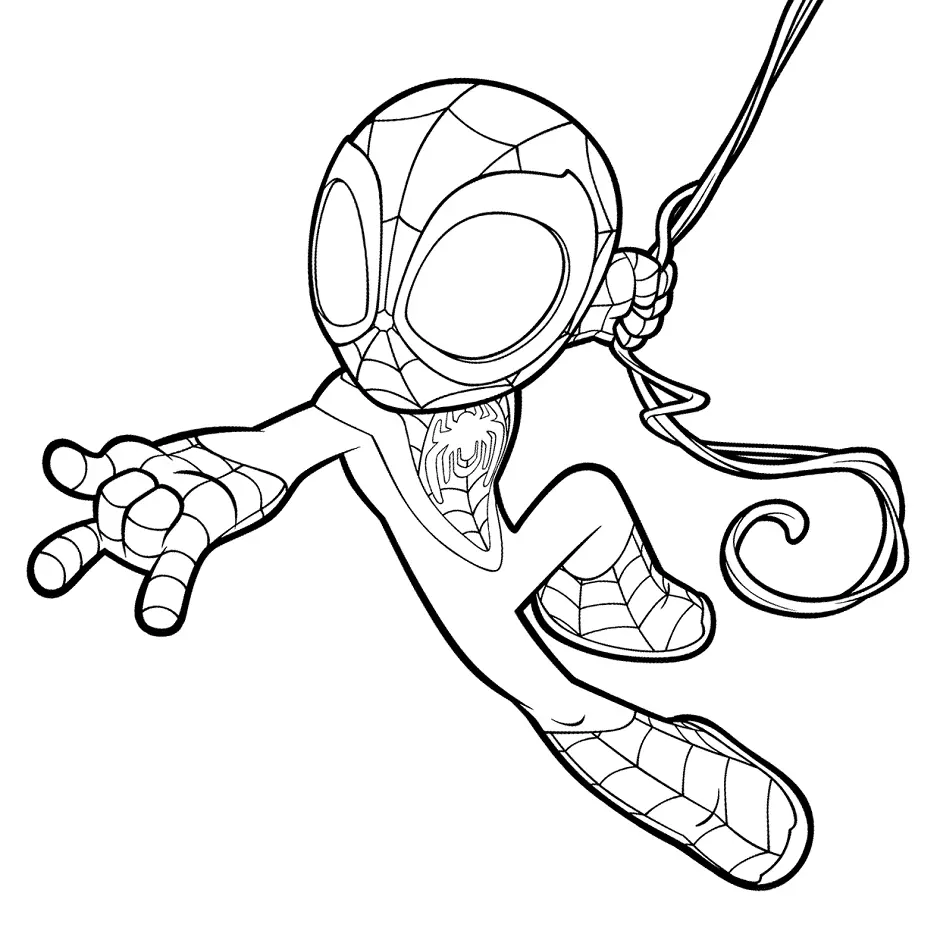 Miles Morales Ausmalbilder 3