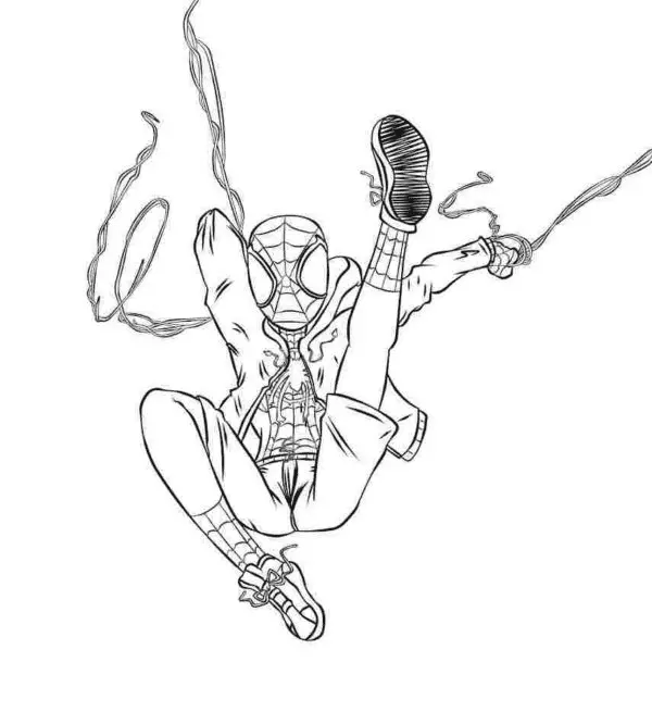 Miles Morales Ausmalbilder 38