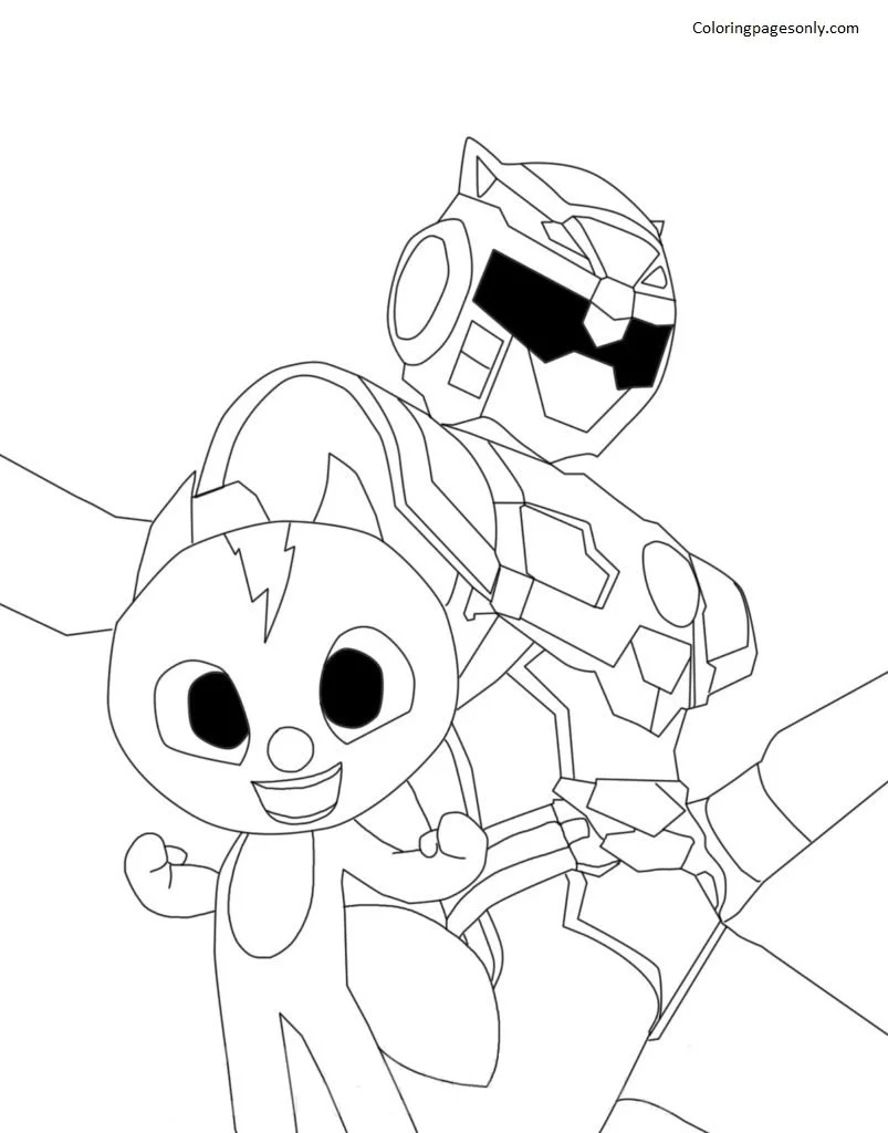 Miniforce Para Colorear 3