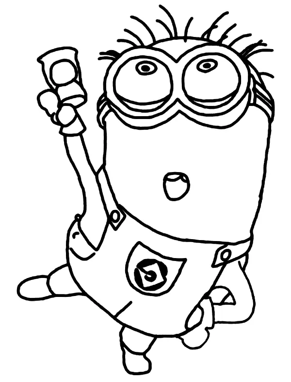 Desenhos de Minion Para Colorir 69
