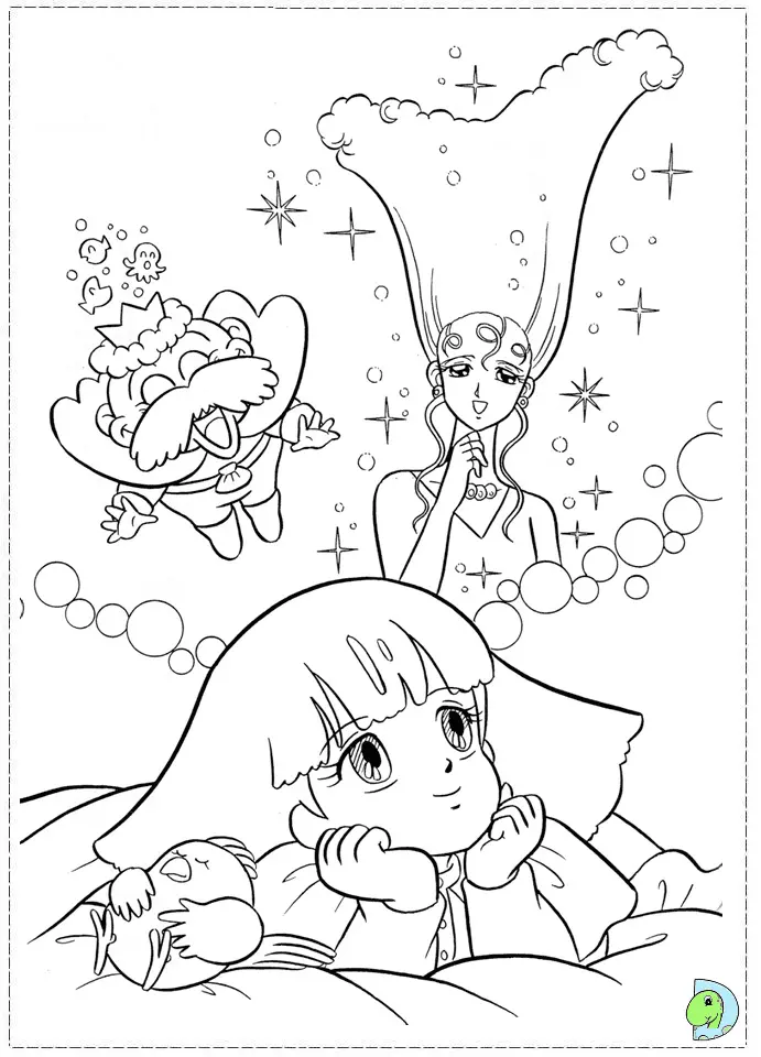 Desenhos de Minky Momo Para Colorir 12