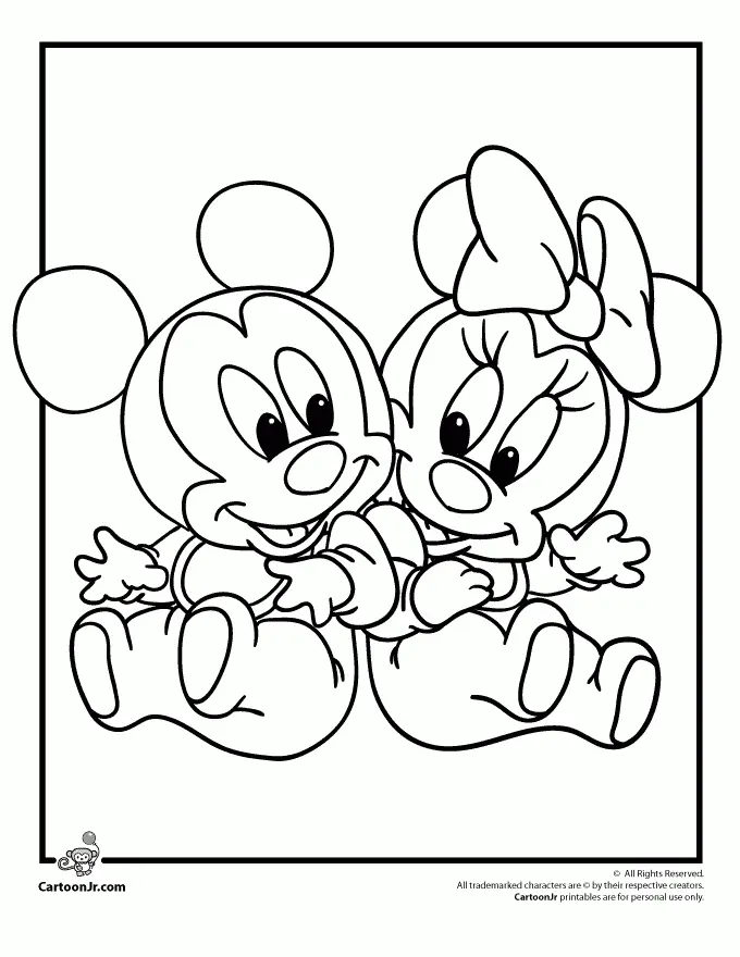 Desenhos de Minnie Mouse Para Colorir 102